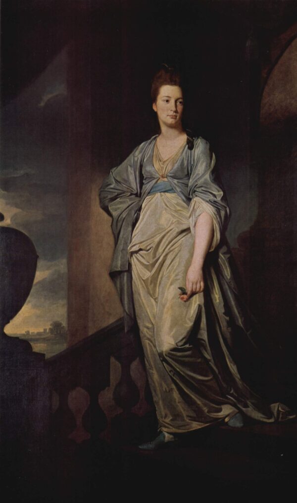 Portrait of Mrs. Verelst by George Romney, hand-painted oil painting reproduction