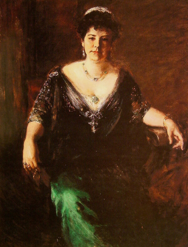Portrait of Mrs. William Merritt Chase by William Merritt Chase, hand-painted oil painting reproduction