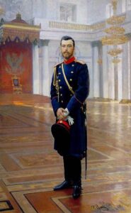 Portrait of Nicholas II by Ilya Repin, hand-painted oil painting reproduction