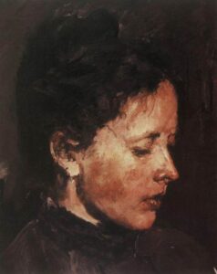 Portrait of Oleg F. Serova by Valentin Alexandrovich Serov, hand-painted oil painting reproduction