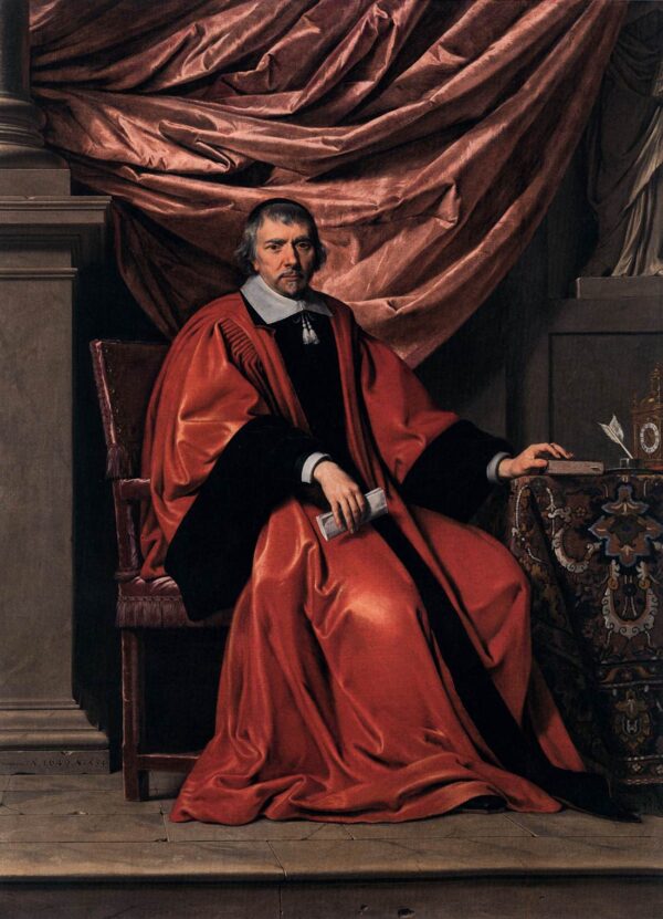 Portrait of Omer Talon by Philippe de Champaigne, hand-painted oil painting reproduction