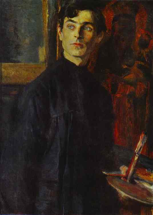 Portrait of Pavel Korin by Mikhail Nesterov, hand-painted oil reproduction