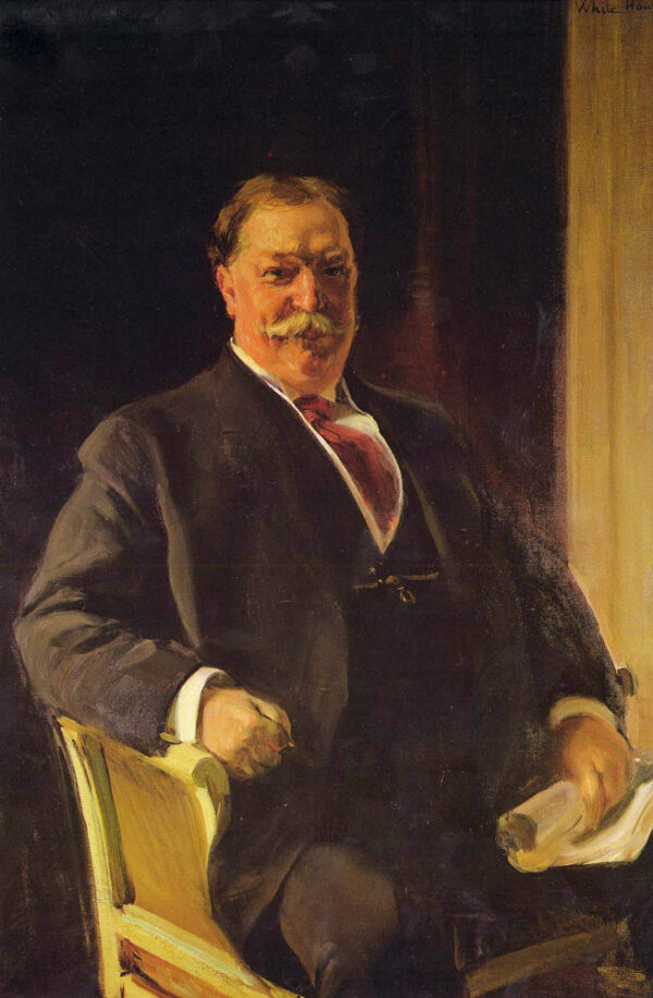 Portrait of President Taft by Joaquin Sorolla y Bastida, hand-painted oil painting reproduction