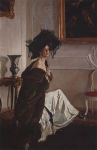 Portrait of Princess Orlov by Valentin Alexandrovich Serov, hand-painted oil painting reproduction