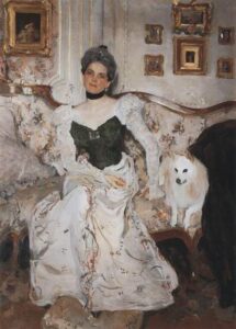 Portrait of Princess Yusupova by Valentin Alexandrovich Serov, hand-painted oil painting reproduction