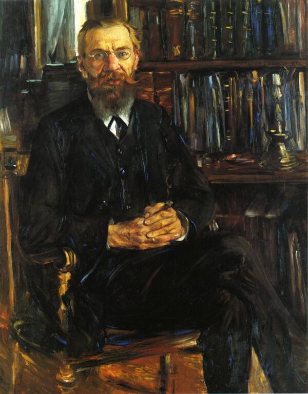 Portrait of Professor Eduard Meyer by Lovis Corinth, hand-painted oil painting reproduction