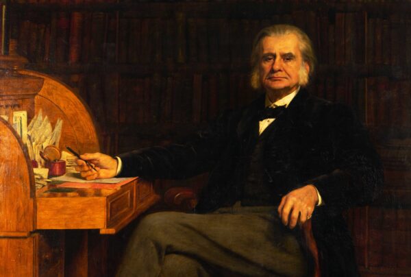 Portrait of Professor Huxley by John Collier, hand-painted oil painting reproduction