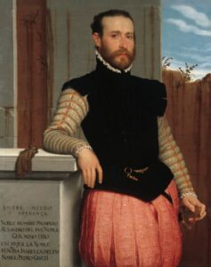 Portrait of Prospero Alessandri by Giovanni Battista Moroni, hand-painted oil painting reproduction