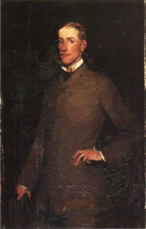 Portrait of Ralph Curtis by Frank Duveneck, hand-painted oil painting reproduction