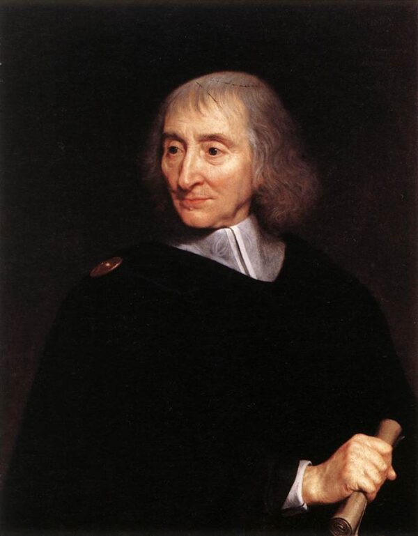 Portrait of Robert Arnauld d’Andilly by Philippe de Champaigne, hand-painted oil painting reproduction