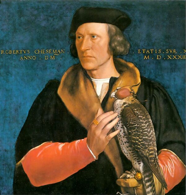 Portrait of Robert Cheseman by Hans Holbein the Younger, hand-painted oil painting reproduction