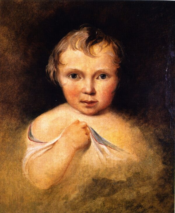 Portrait of Robert Watts by Charles Deas, hand-painted oil reproduction