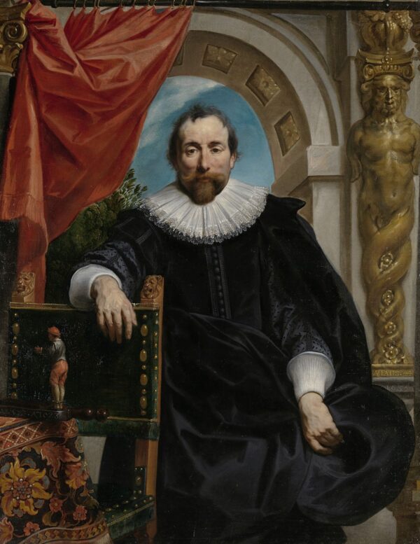 Portrait of Rogier Le Witer by Jacob Jordaens, hand-painted oil painting reproduction