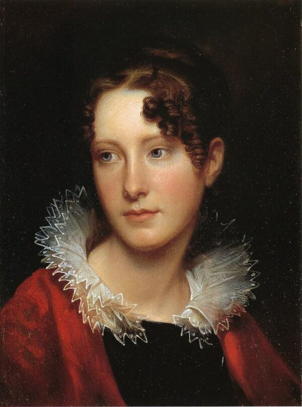 Portrait of Rosalba Peale by Rembrandt Peale, hand-painted oil painting reproduction