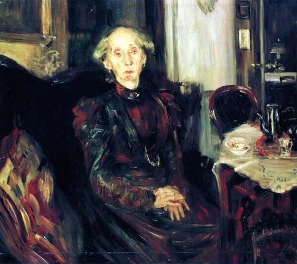 Portrait of Rosenhagen’s Mother by Lovis Corinth, hand-painted oil painting reproduction