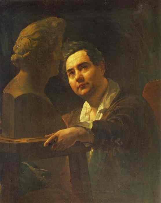 Portrait of Sculptor I P Vitaly by Karl Briullov, hand-painted oil reproduction
