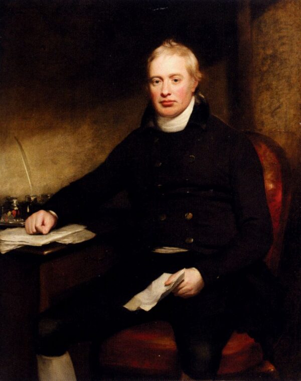 Portrait of Sir Everard Home by Sir William Beechey, hand-painted oil painting reproduction