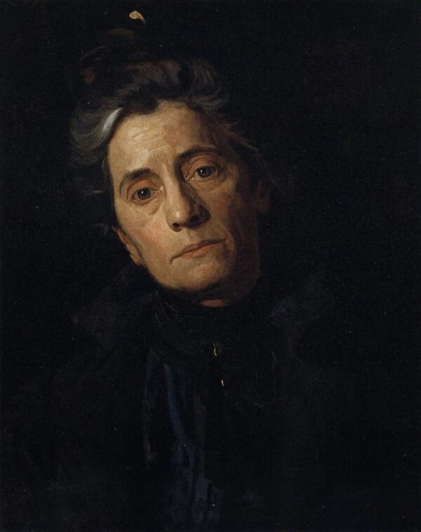 Portrait of Susan MacDowell Eakins by Thomas Eakins, hand-painted oil painting reproduction