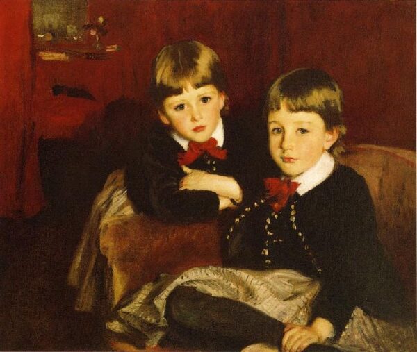 Portrait of Two Children by John Singer Sargent, hand-painted oil reproduction