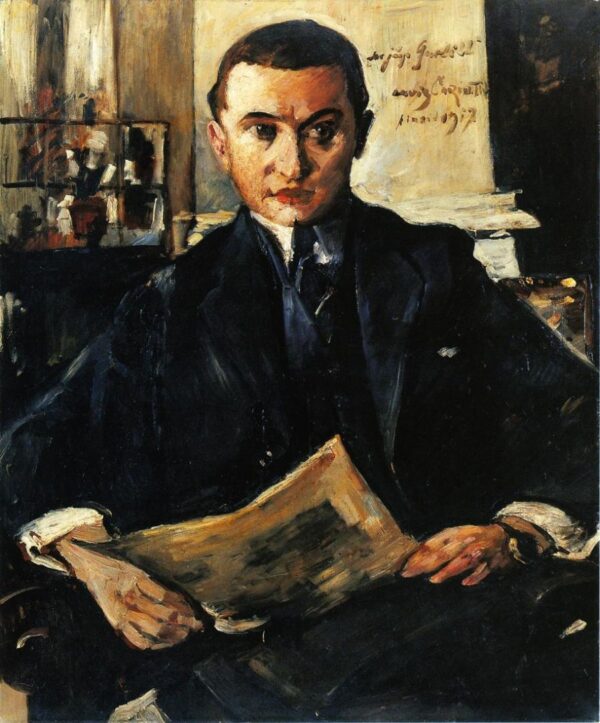 Portrait of Wolfgang Gurlitt by Lovis Corinth, hand-painted oil painting reproduction