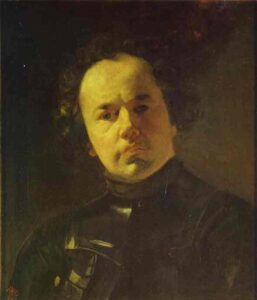 Portrait of Yanenko with Armour by Karl Briullov, hand-painted oil painting reproduction
