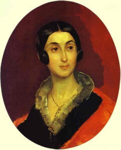 Portrait of Ye I Ton by Karl Briullov, hand-painted oil painting reproduction