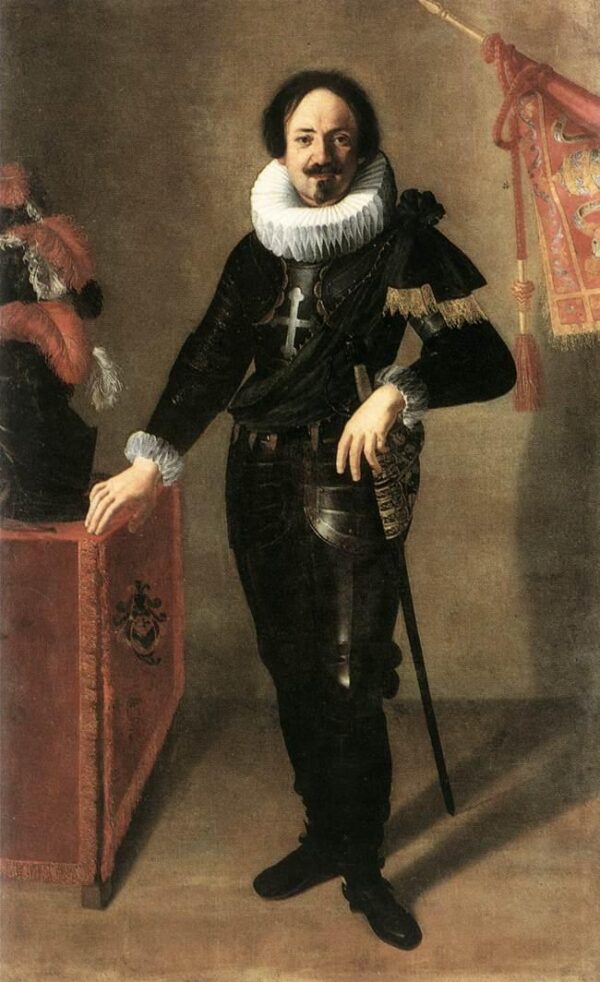 Portrait of a Condottiero by Artemisia Gentileschi, hand-painted oil painting reproduction