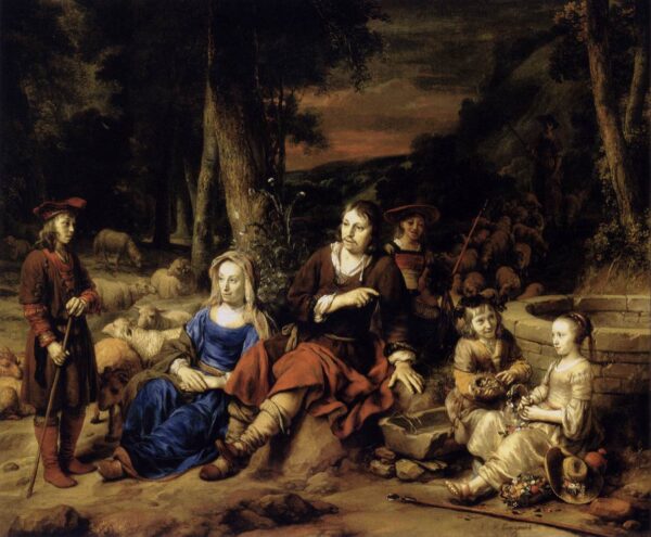 Portrait of a Family by Gerbrand van den Eeckhout, hand-painted oil painting reproduction