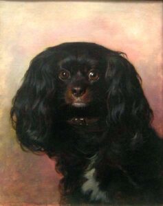 Portrait of a Favorite Dog by Friedrich von Amerling, hand-painted oil painting reproduction
