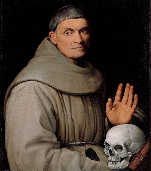 Portrait of a Franciscan Friar by Jacopo Bassano, hand-painted oil reproduction
