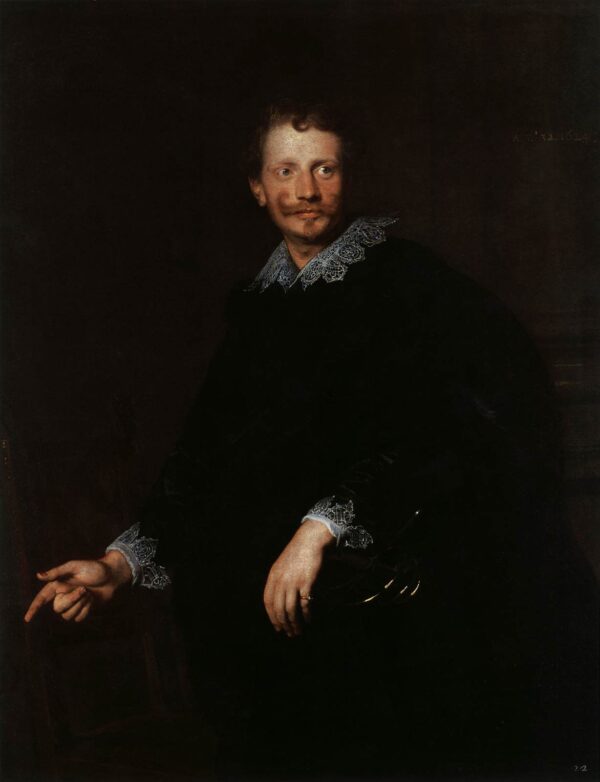 Portrait of a Genoese Nobleman by Sir Anthony van Dyck, hand-painted oil painting reproduction