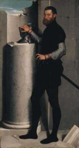 Portrait of a Gentleman by Giovanni Battista Moroni, hand-painted oil painting reproduction