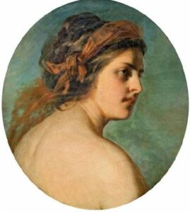 Portrait of a Girl by Friedrich von Amerling, hand-painted oil painting reproduction
