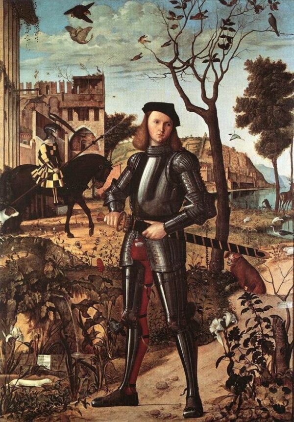 Portrait of a Knight by Vittore Carpaccio, hand-painted oil painting reproduction