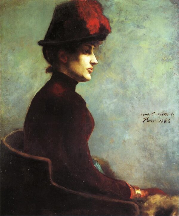 Portrait of a Lady by Lovis Corinth, hand-painted oil painting reproduction