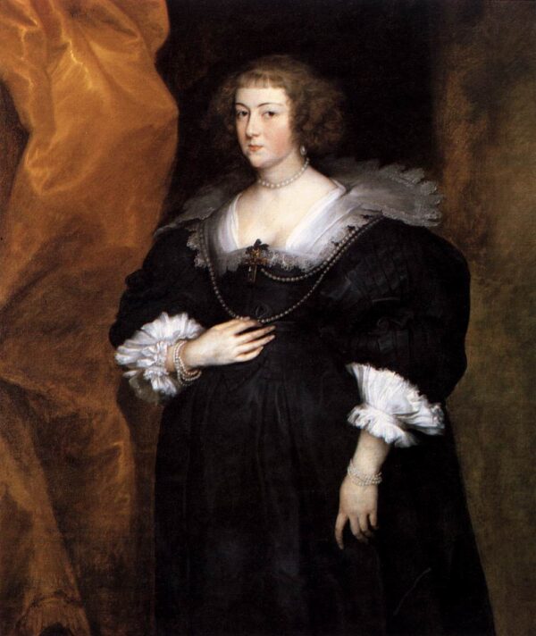 Portrait of a Lady by Sir Anthony van Dyck, hand-painted oil painting reproduction
