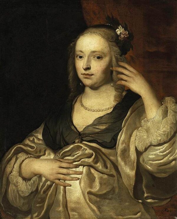 Portrait of a Lady by Jacob Adriaensz Backer, hand-painted oil painting reproduction