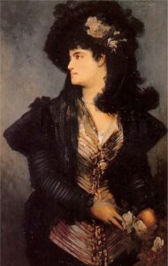 Portrait of a Lady by Hans Makart, hand-painted oil painting reproduction