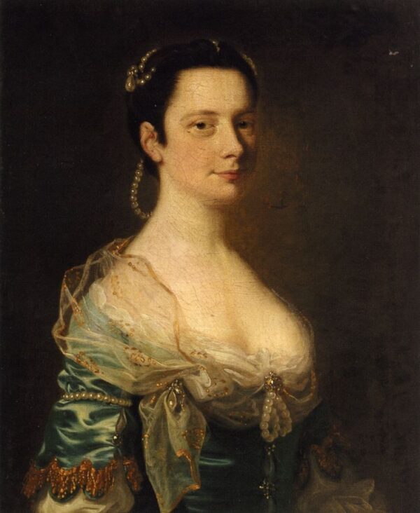 Portrait of a Lady II by Joseph Wright, hand-painted oil painting reproduction
