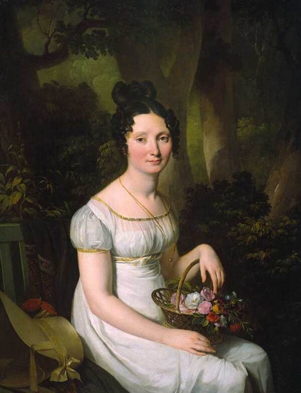 Portrait of a Lady v by Louis Leopold Boilly, hand-painted oil painting reproduction
