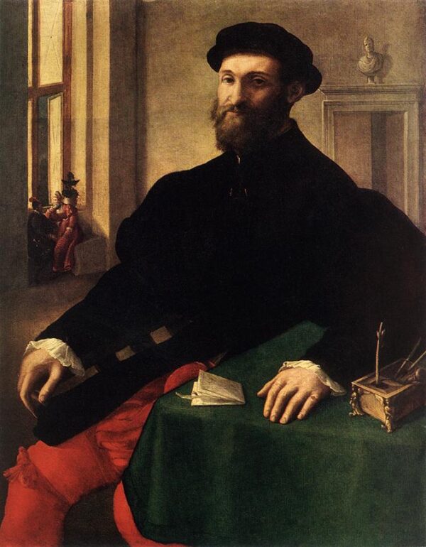 Portrait of a Man by Giulio Campi, hand-painted oil painting reproduction