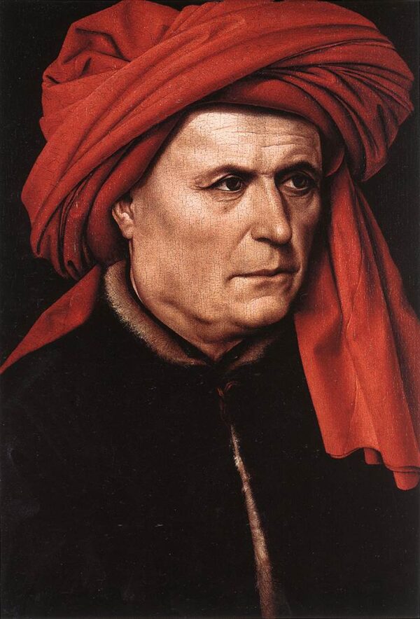 Portrait of a Man by Robert Campin, hand-painted oil painting reproduction