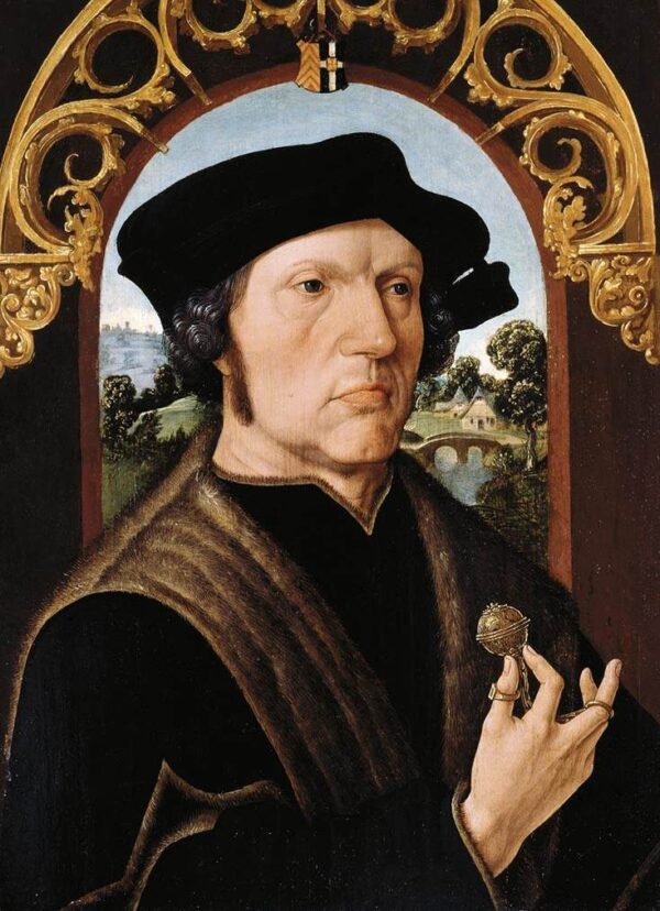 Portrait of a Man by Jacob Cornelisz van Oostsanen, hand-painted oil painting reproduction