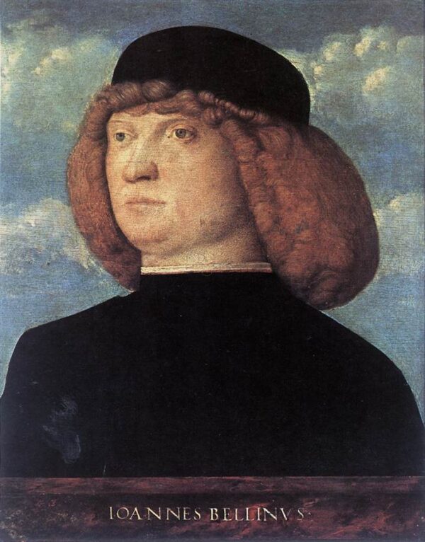 Portrait of a Man by Giovanni Bellini, hand-painted oil painting reproduction