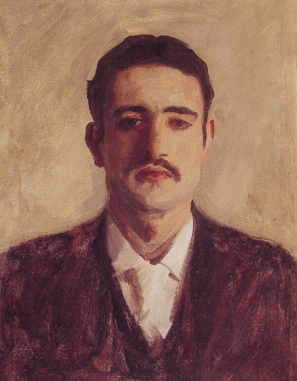 Portrait of a Man (Probably Nicola D’Inverno) by John Singer Sargent, hand-painted oil painting reproduction