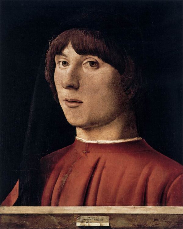 Portrait of a Man by Antonello da Messina, hand-painted oil painting reproduction