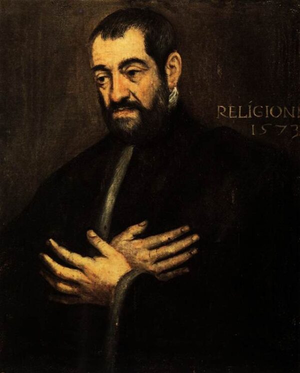 Portrait of a Man I by Tintoretto, hand-painted oil painting reproduction