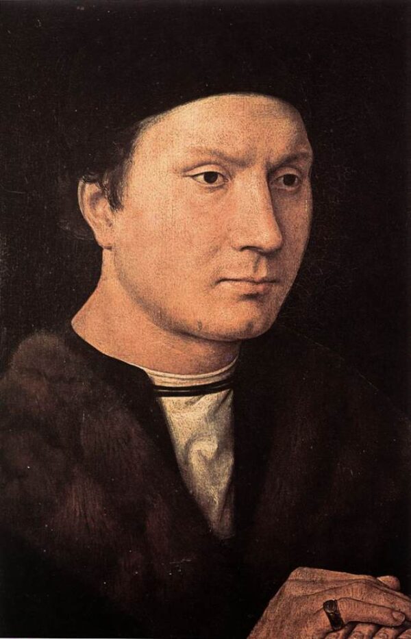 Portrait of a Man II by Hans Memling, hand-painted oil painting reproduction