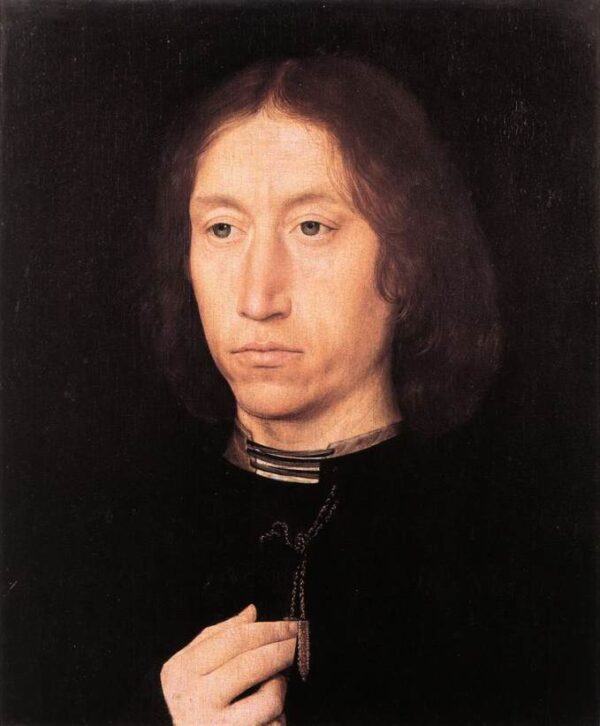 Portrait of a Man III by Hans Memling, hand-painted oil painting reproduction