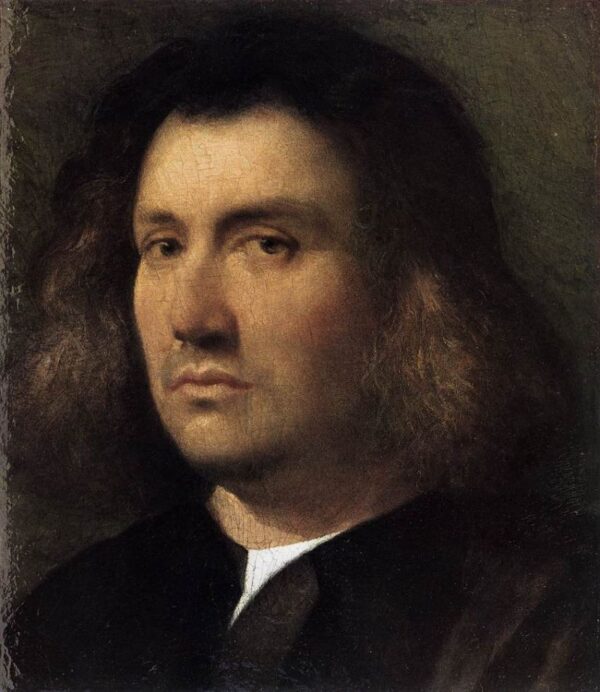 Portrait of a Man III by Giorgione, hand-painted oil painting reproduction